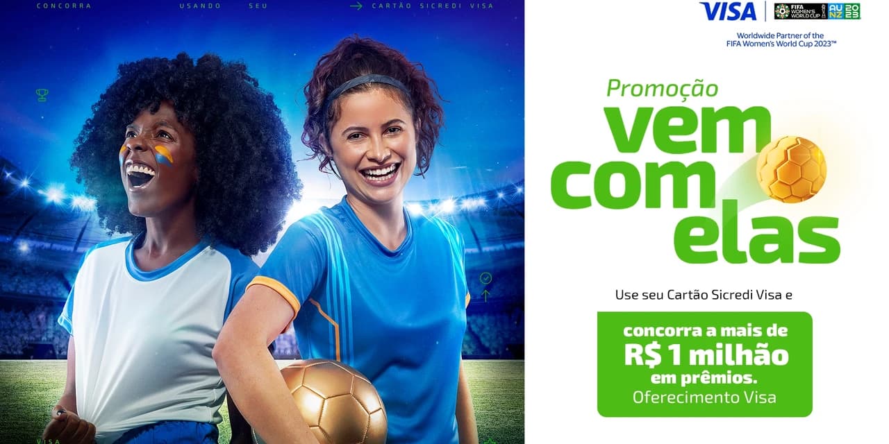 Sicredi e Visa oferecem mais de R$ 1 milhão em prêmios