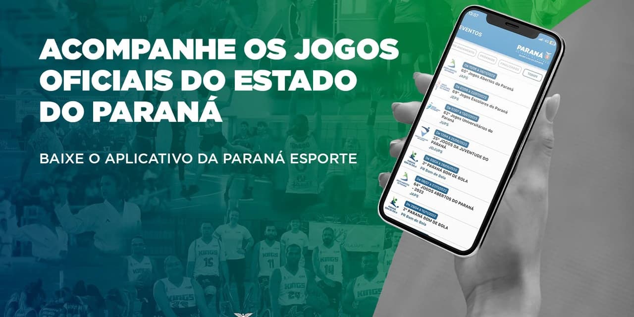 Governo lança aplicativo que permite acompanhar todos os Jogos Oficiais do Paraná