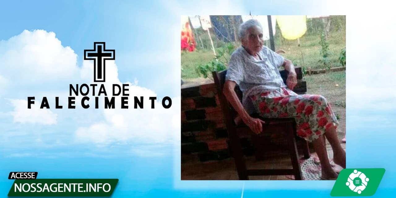 É com pesar que comunicamos o falecimento da Sra. Maria Nunes da Fonseca aos 84 anos