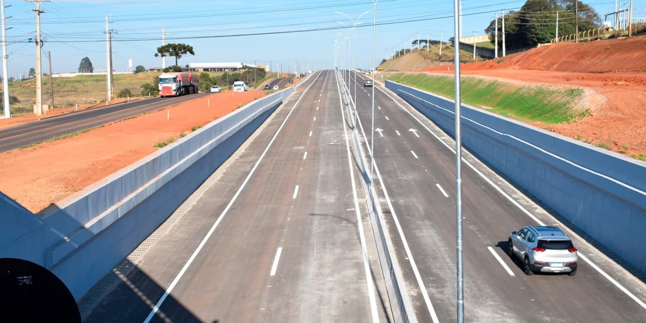 Estado libera tráfego nas pistas principais da obra de duplicação da BR-277 em Guarapuava