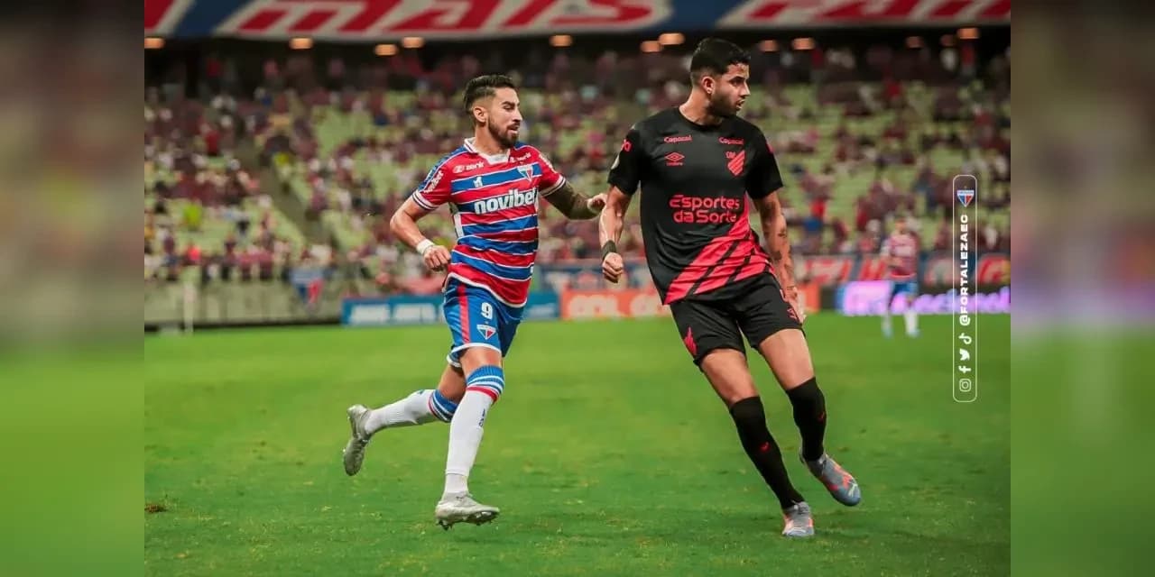 Com time misto, Athletico perde para o Fortaleza no Castelão