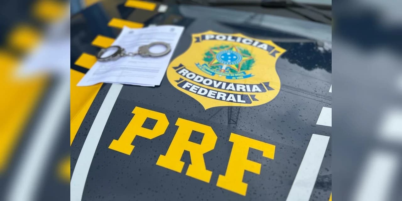 PRF, em Guarapuava, prende homem procurado por tráfico de drogas e porte ilegal de arma de fogo