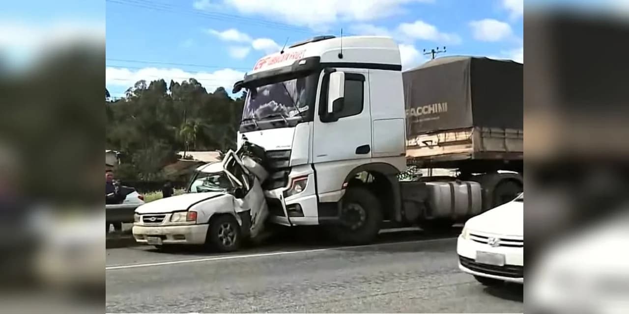 Acidente na BR-277: homem que trocava pneu de caminhonete morre atropelado