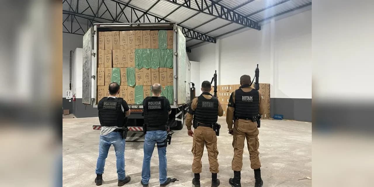 Postos da PRE do Paraná são alvo de operação por facilitar contrabando de cigarros; dois policiais foram afastados
