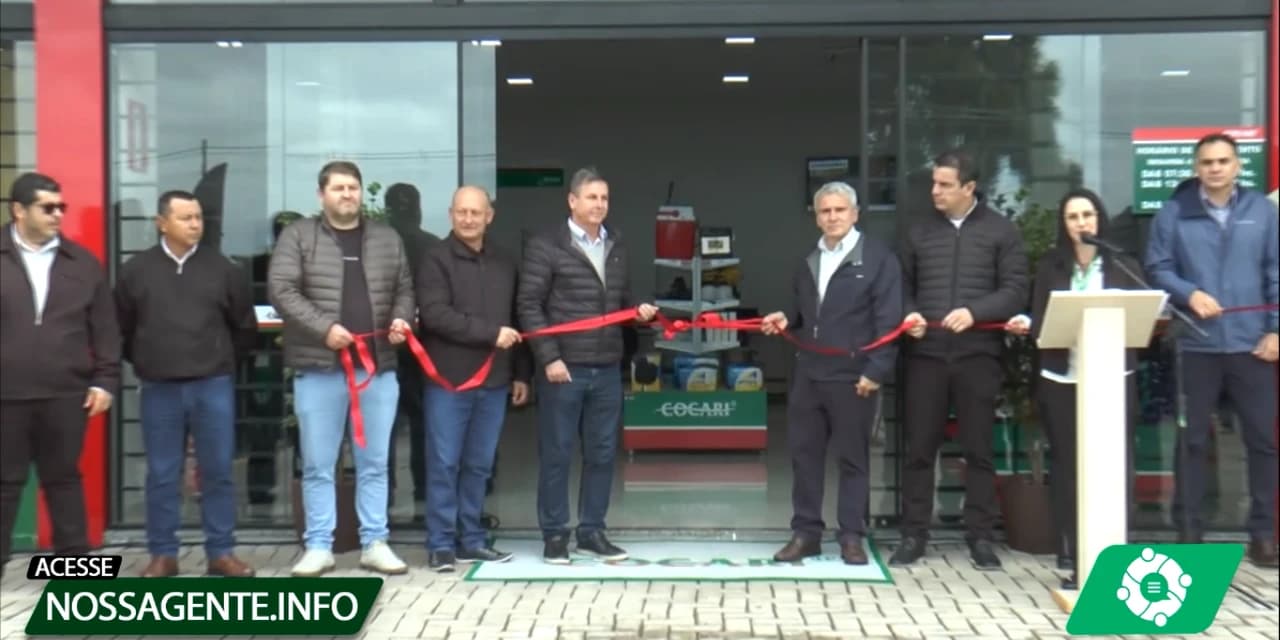 Trazendo uma ampla gama de produtos e serviços inaugurou em Prudentópolis a Cocari. VÍDEO!
