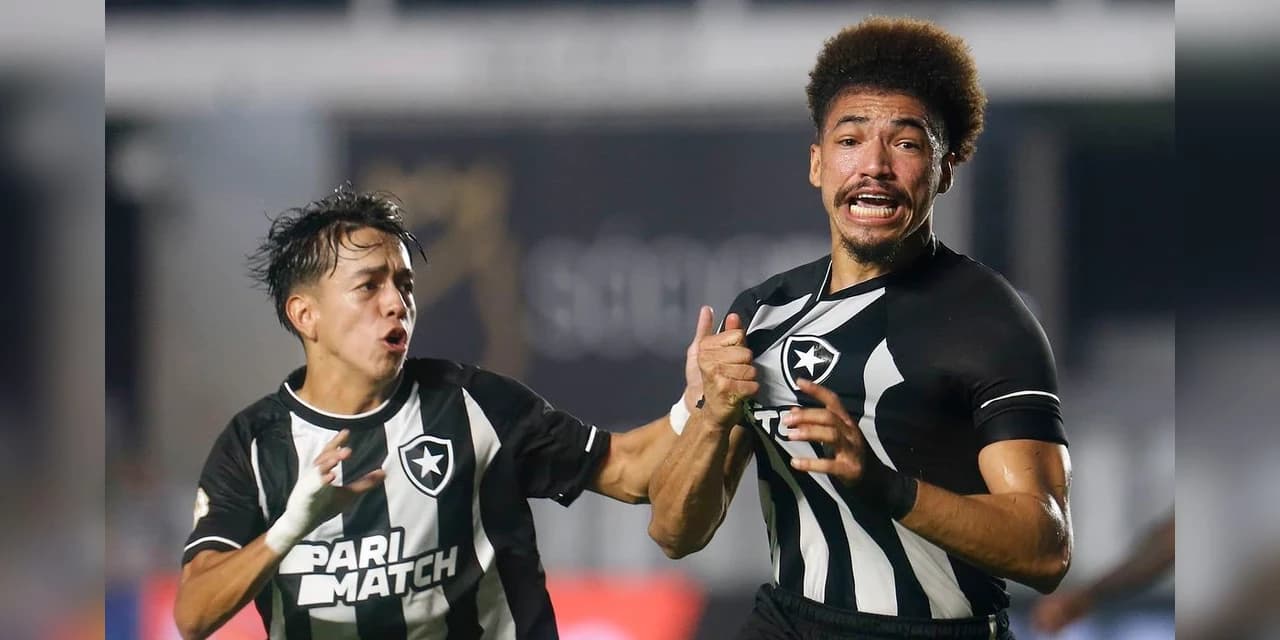 Líder Botafogo mostra força e arranca empate com Santos no Brasileiro
