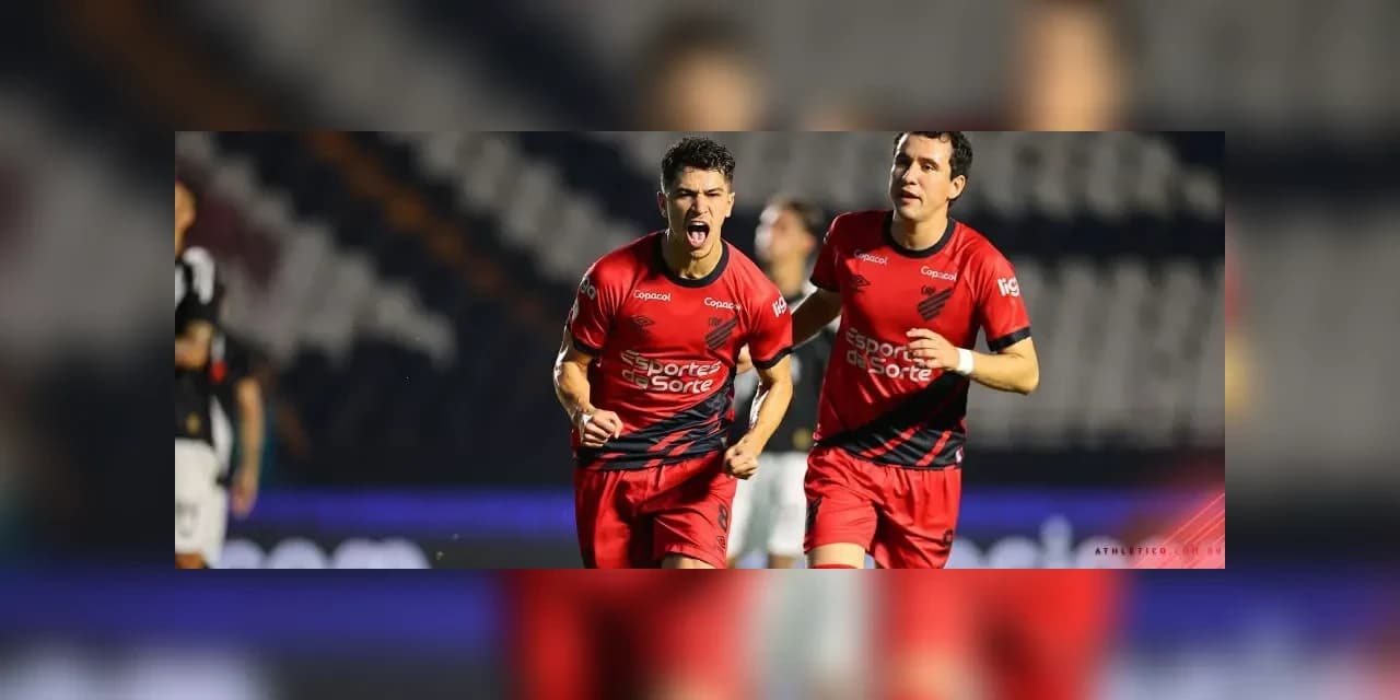 Athletico vence o Vasco no talento de Fernandinho e Vitor Roque