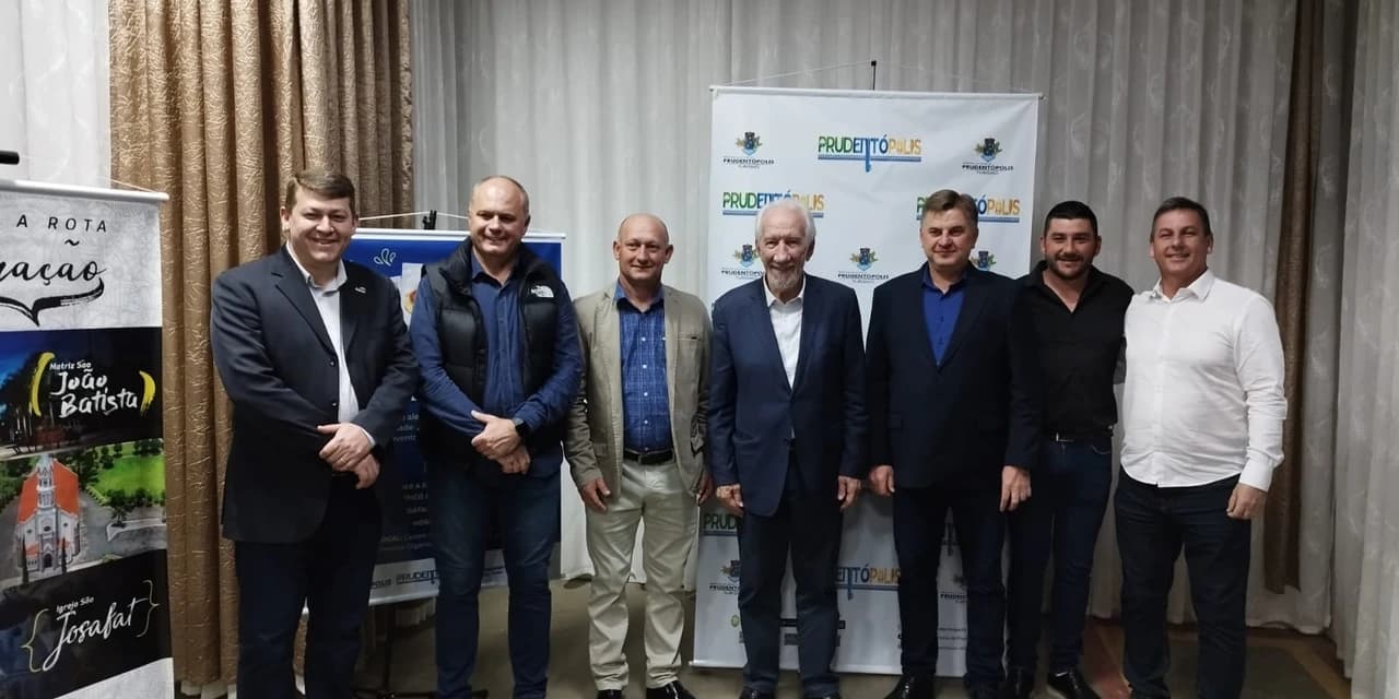 Darci Piana visita Prudentópolis e anuncia a construção da unidade do SESC/SENAC com investimentos de aproximadamente R$ 25 milhões.