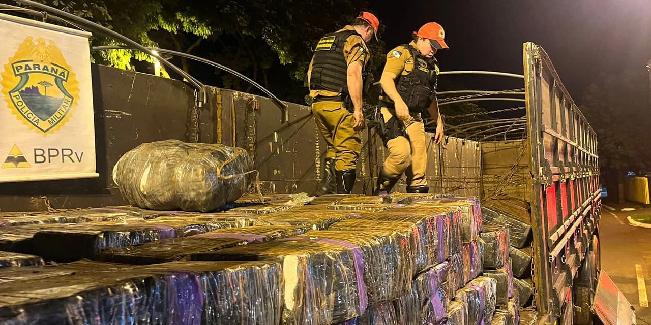 Forças de segurança apreendem 188 toneladas de maconha no 1º semestre, recorde em dez anos