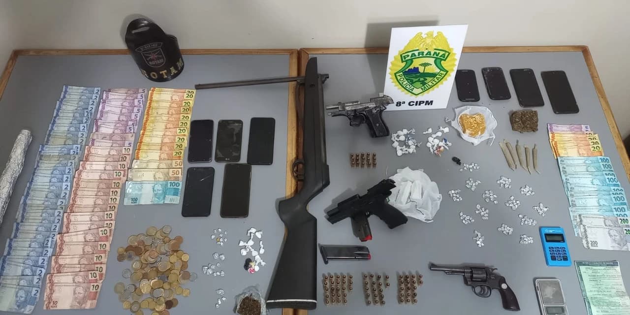 Em Irati polícia militar realiza operação contra o tráfico de drogas
