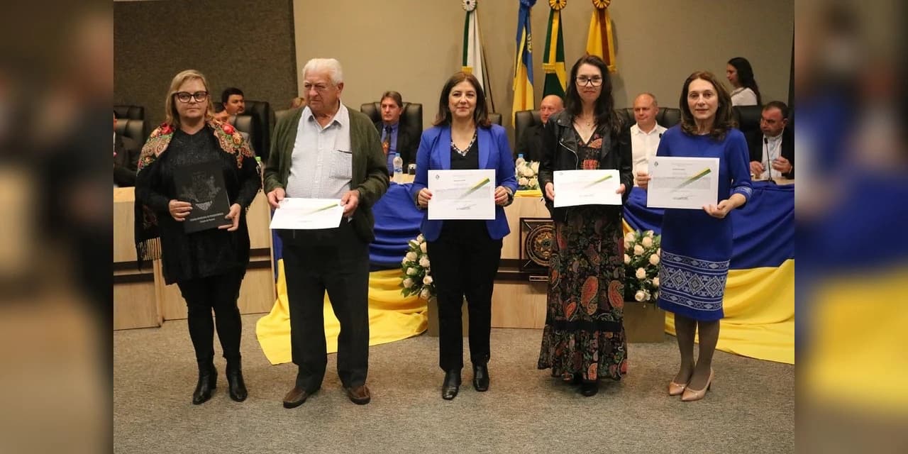 Sessão Solene em comemoração ao Dia da Comunidade Ucraniana, foi realizado em Prudentópolis. VÍDEO!