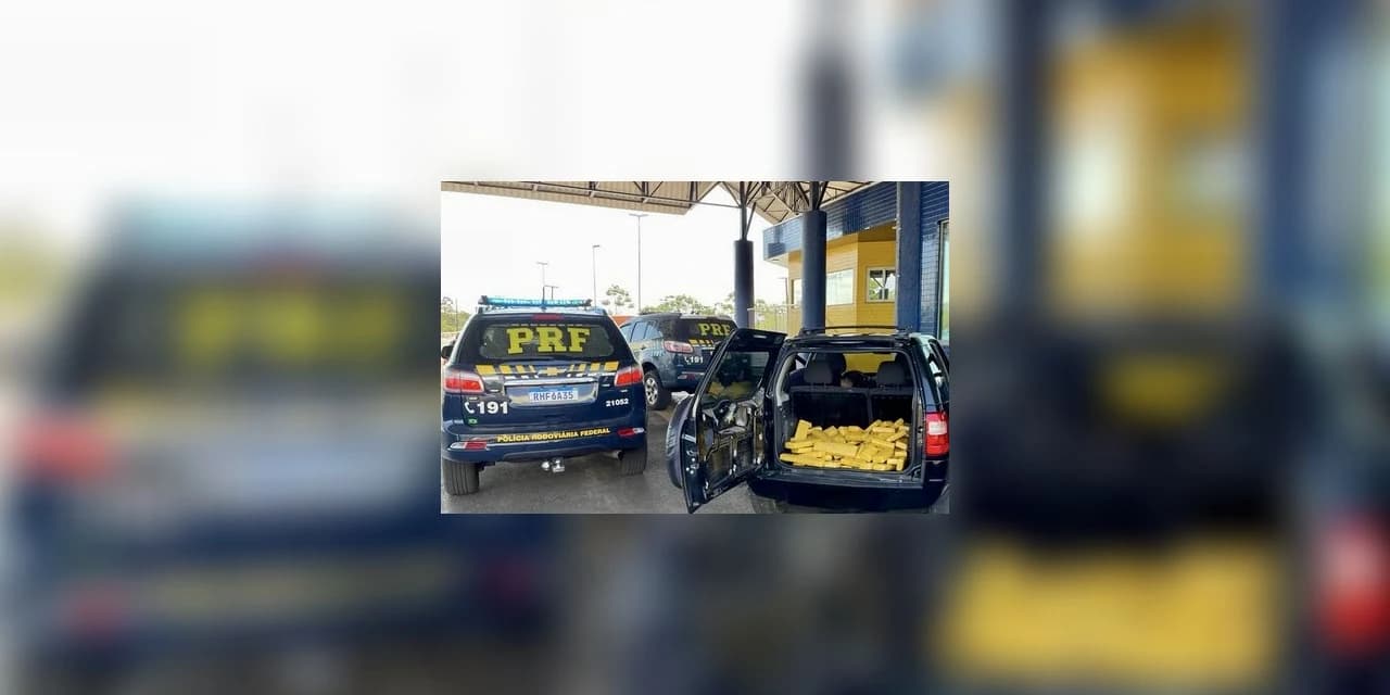 No último final de semana de agosto, a PRF apreendeu 7 toneladas de maconha no Paraná
