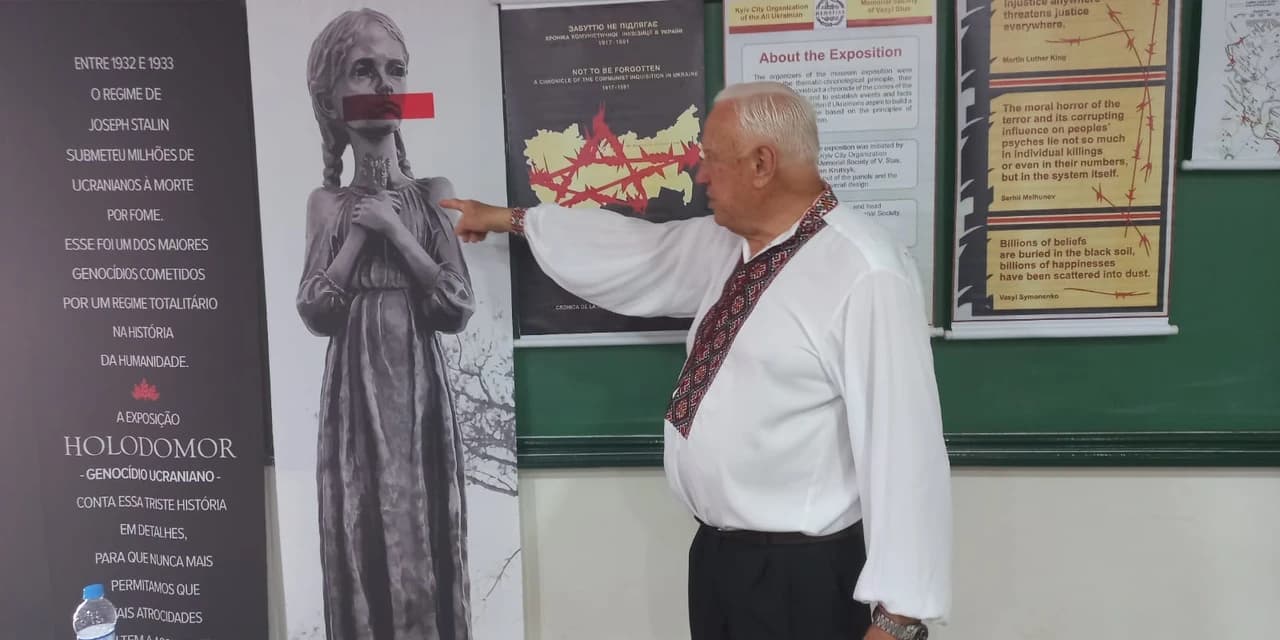 Exposição dedicada ao Holodomor foi realizada em Prudentópolis durante a XII Semana da Comunidade Ucraniana. VÍDEO!