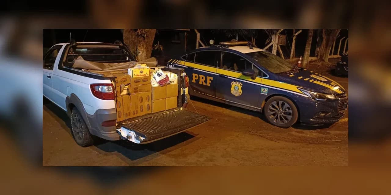 Uma tonelada de queijo contrabandeado da Argentina é apreendida no sudoeste do PR