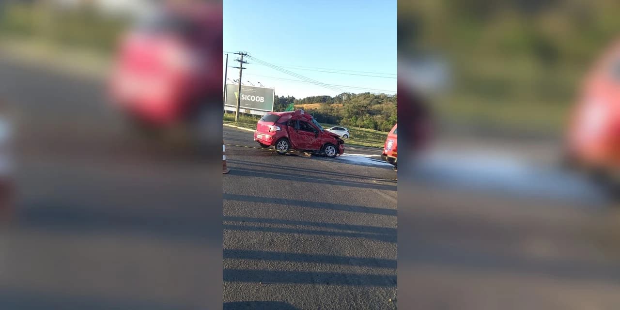 Acidente com vítima fatal foi registrado no trevo do Mato Branco em Imbituva