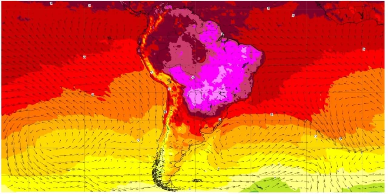 Brasil terá onda de calor excepcional com 40ºc a 45ºc e risco à vida