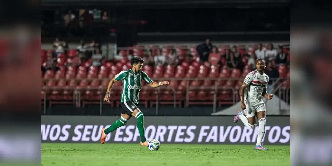 Coritiba perde para o São Paulo em jogo atrasado do Brasileirão