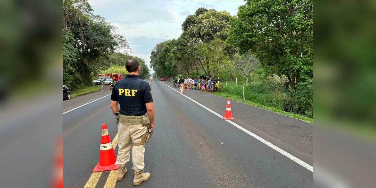 Tragédia na BR-277: Mãe morre atropelada após criança abrir porta de carro em Nova Laranjeiras