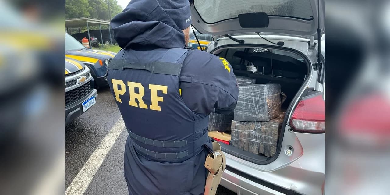 PRF prende mulher de 20 anos com cerca de 518 quilos de maconha, em Guarapuava