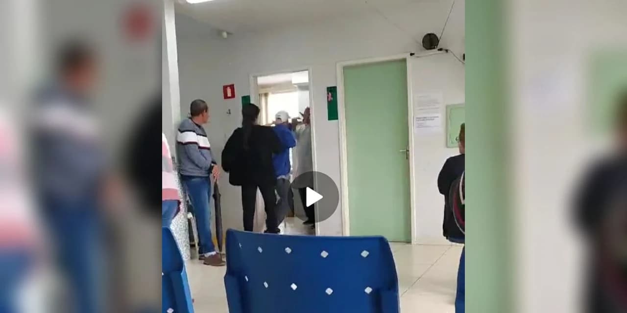 Em Irati médico leva marteladas de jovem em UBS. VÍDEO