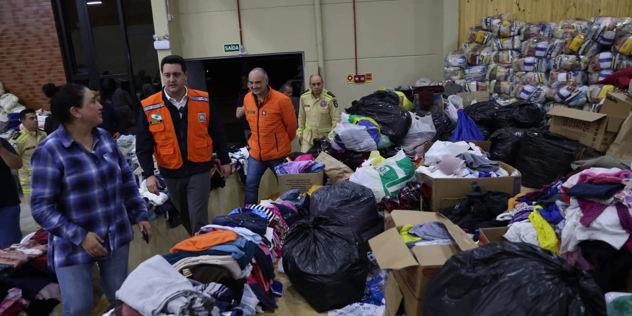 Governador visita São Mateus do Sul, uma das cidades mais afetadas pelas chuvas