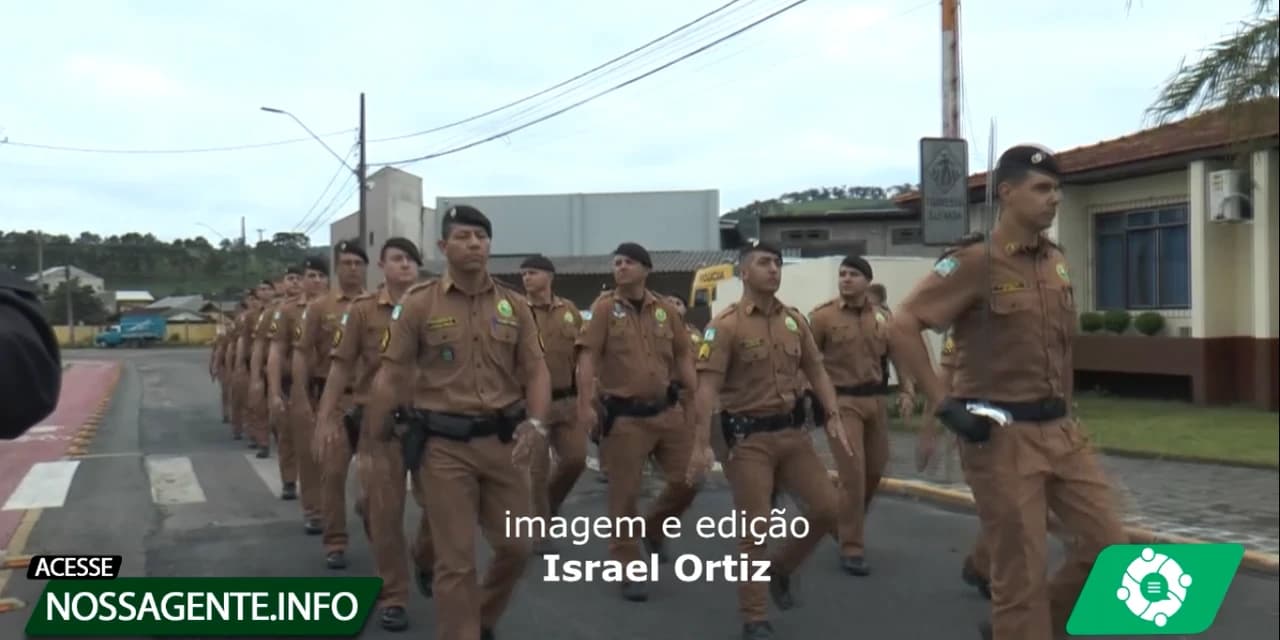 Solenidade Alusiva ao 13º Aniversário da Oitava Cia Independente de Polícia Militar aconteceu em Irati