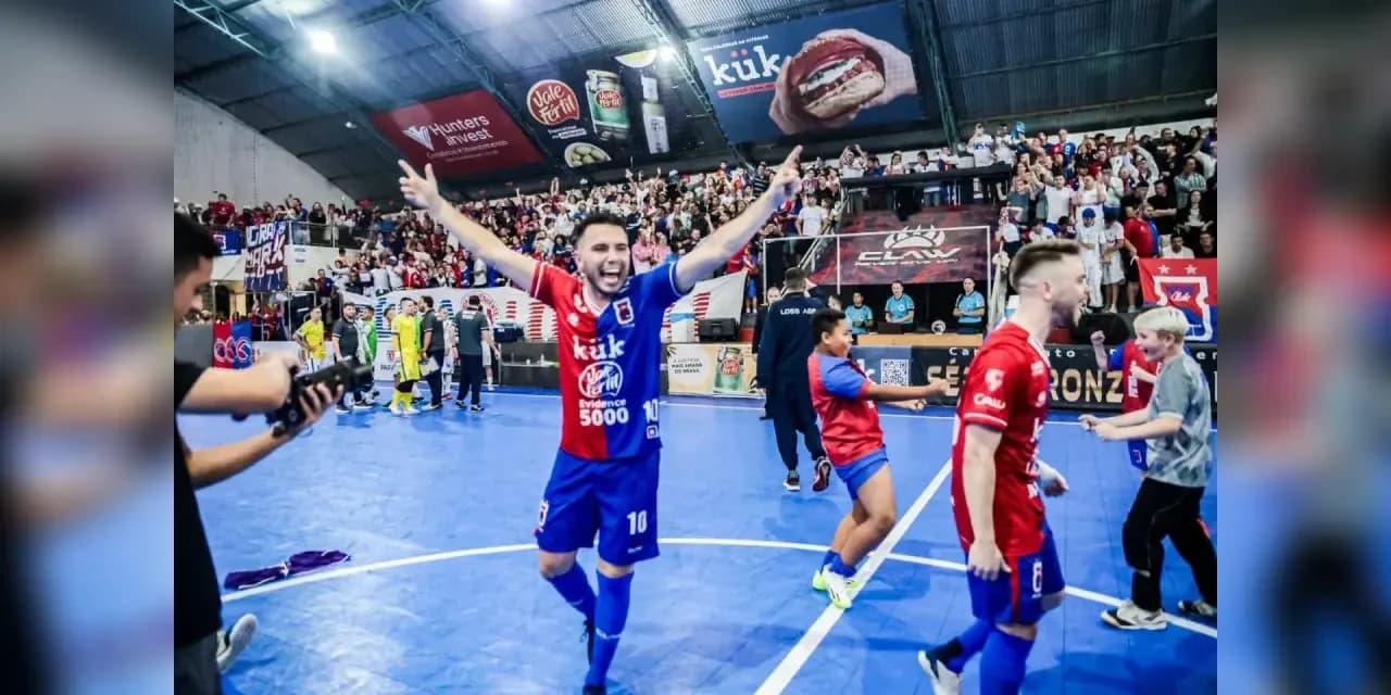 Paraná Clube conquista o acesso à Série Prata do Paranaense de Futsal