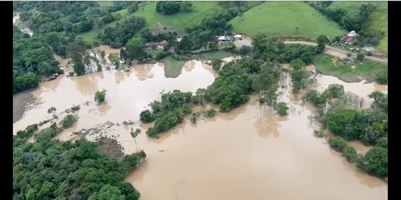 TV NOSSA GENTE: Confira as imagens aéreas dos alagamentos no interior de Prudentópolis. VÍDEO!