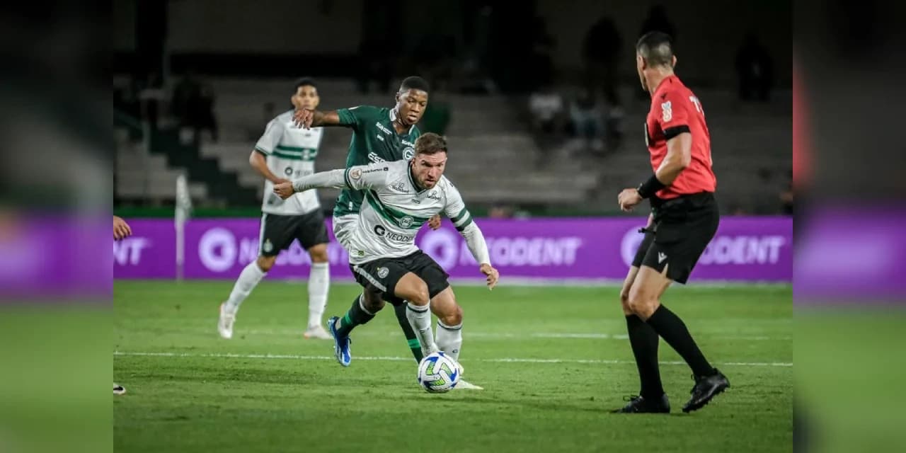Coritiba perde mais uma e se complica ainda mais no Brasileirão