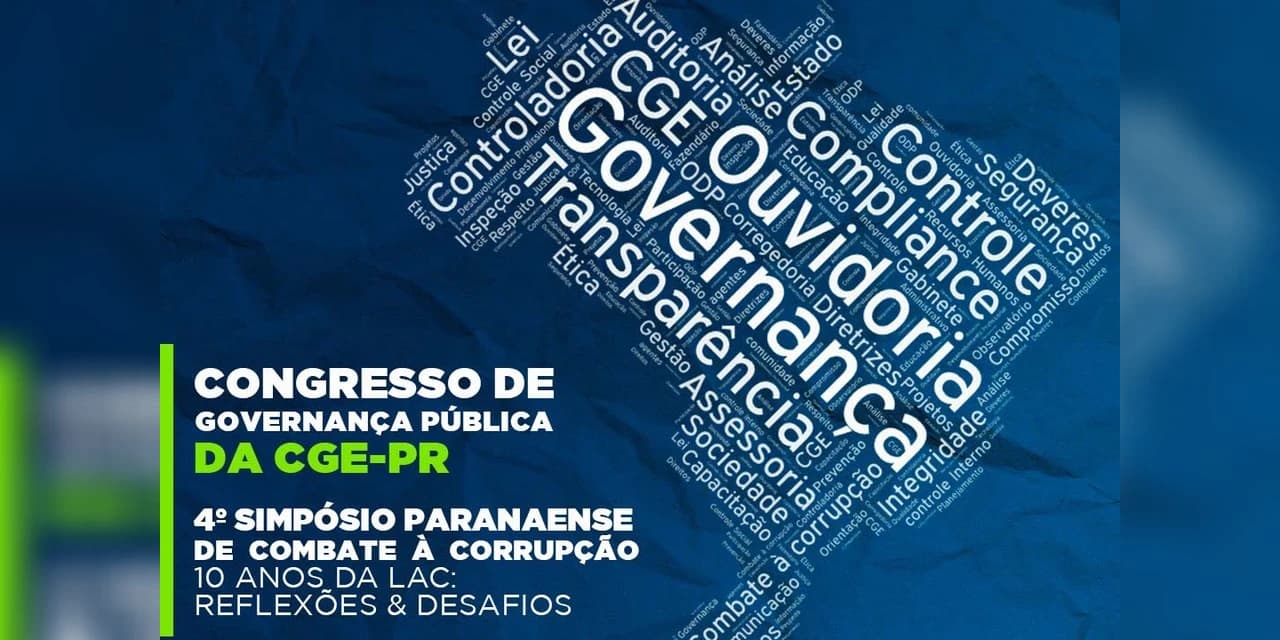 Congresso da CGE reunirá especialistas em combate à corrupção e governança pública