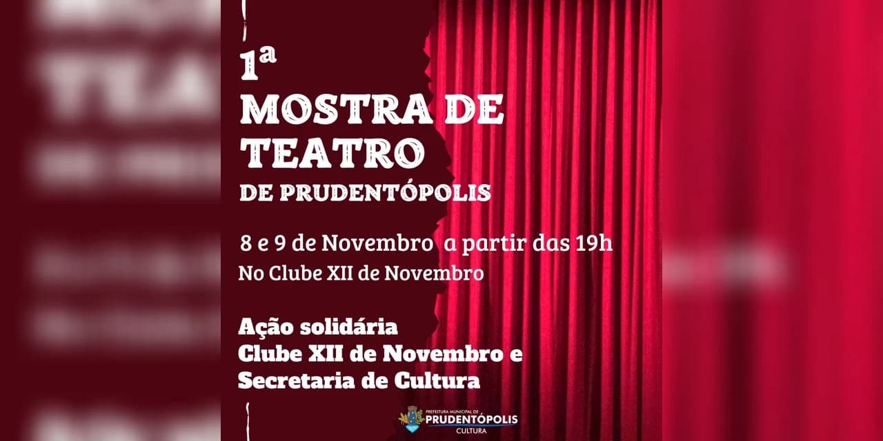 Prudentópolis Celebra Sua Primeira Mostra de Teatro com Espetáculos de Talentosos Alunos Locais