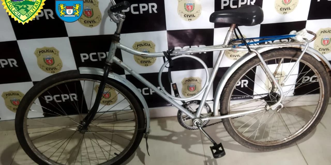 Equipe RPA Irati recupera bicicleta furtada