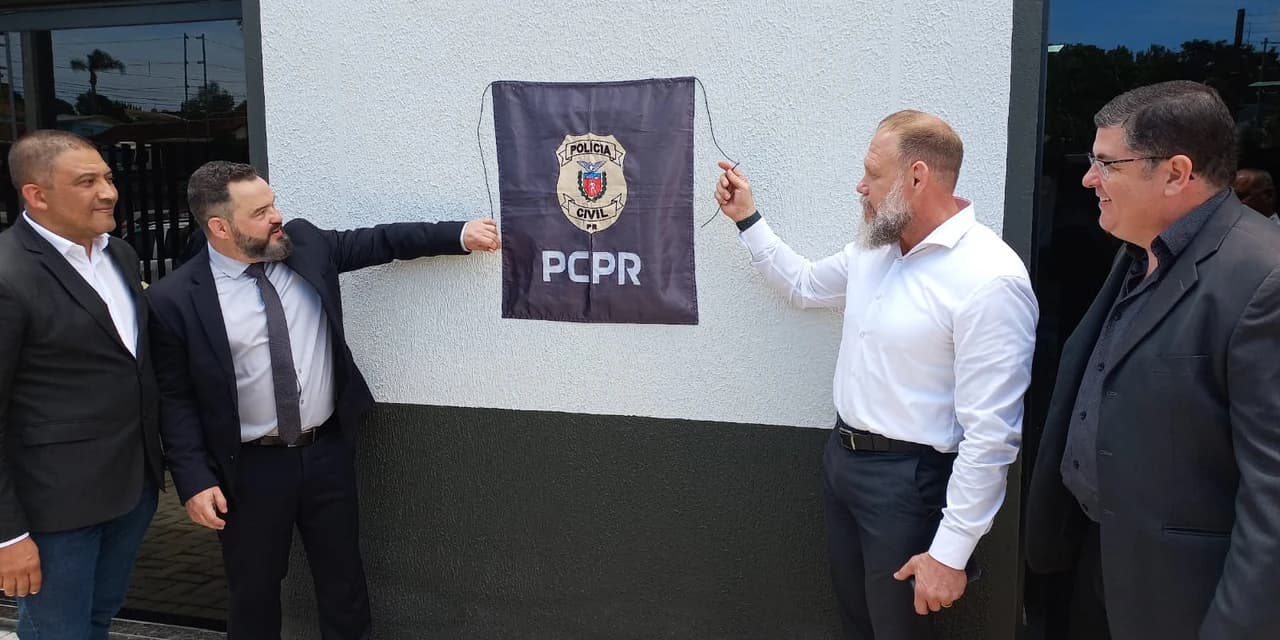 Polícia Civil inaugura nova sede em Prudentópolis. VÍDEO!
