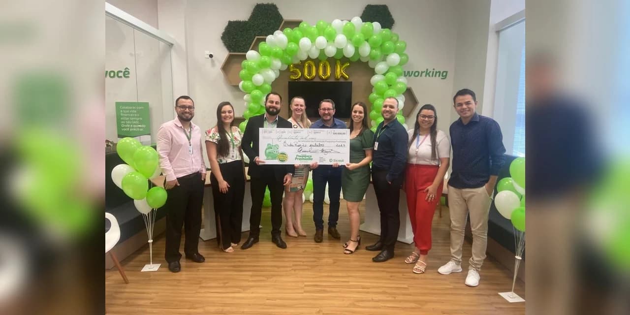 Associada do Sicredi ganha meio milhão de reais em campanha de incentivo à poupança