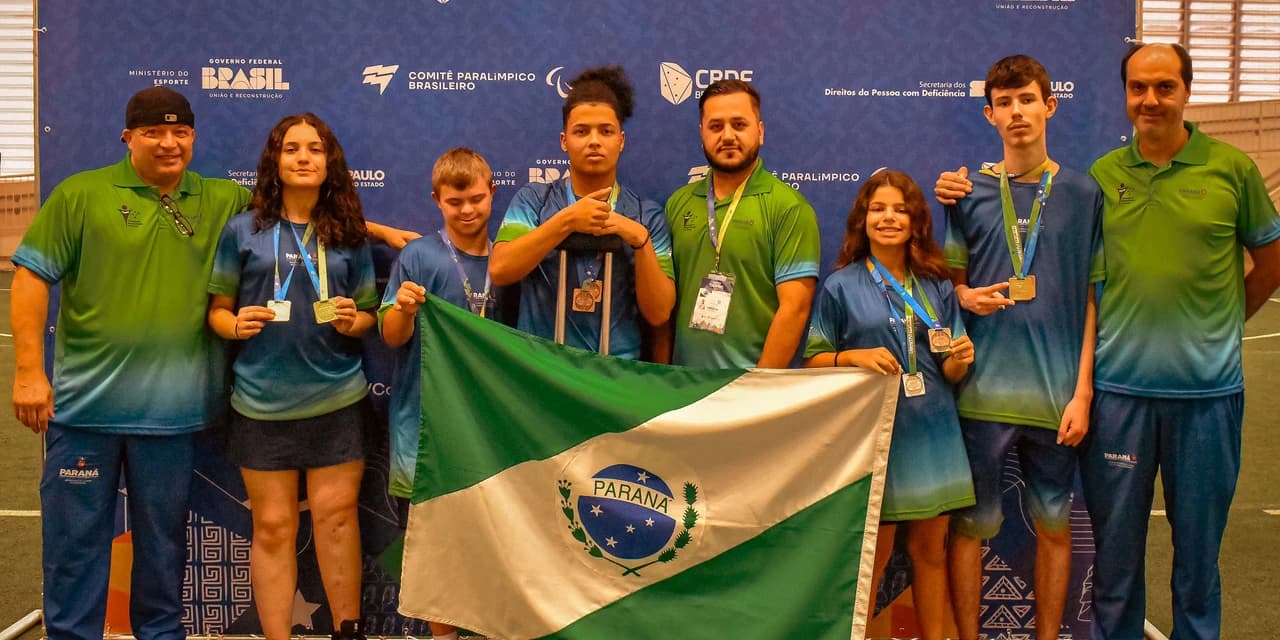 Paraná conquista 15 medalhas de ouro nas Paralimpíadas Escolares de 2023