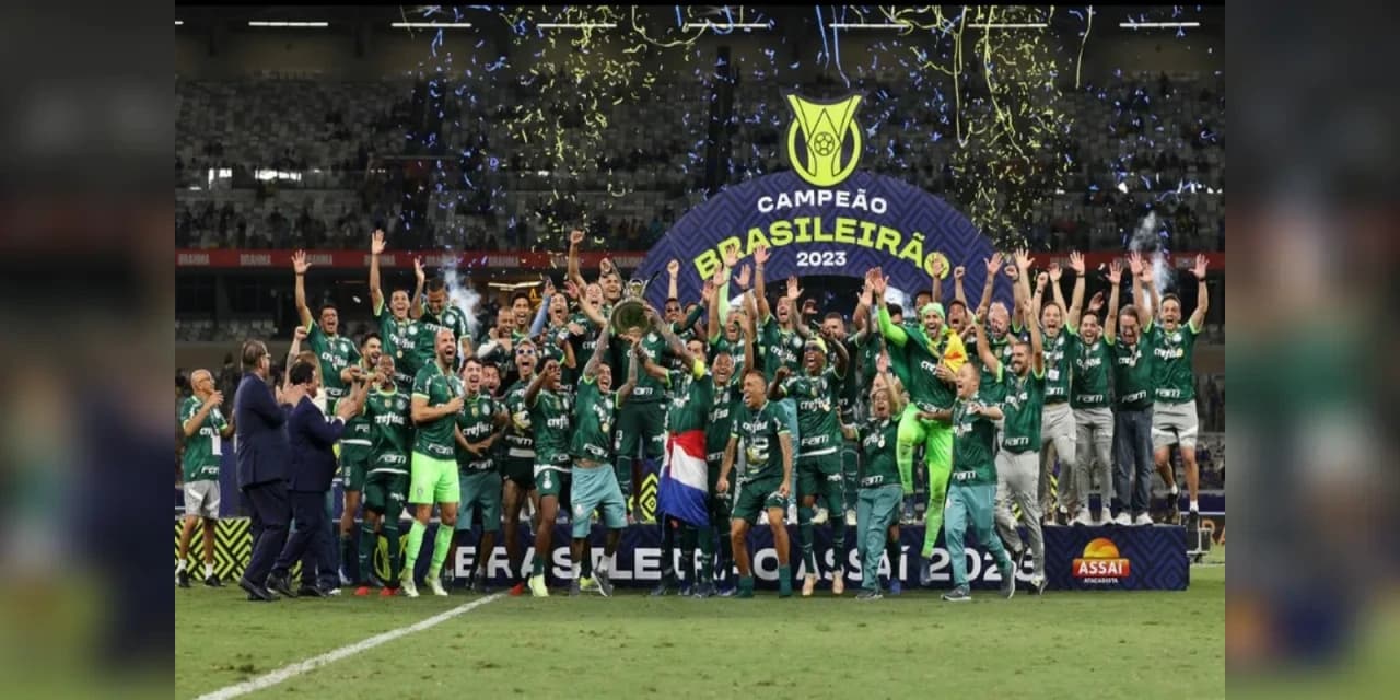 Palmeiras empata com Cruzeiro e é campeão do Brasileirão 2023