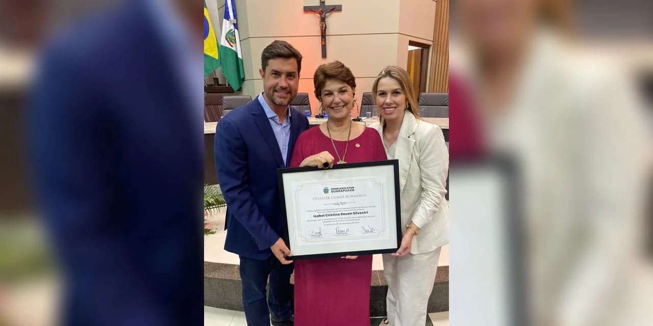 Deputada Cristina Silvestri é homenageada com o Título de Cidadã Benemérita