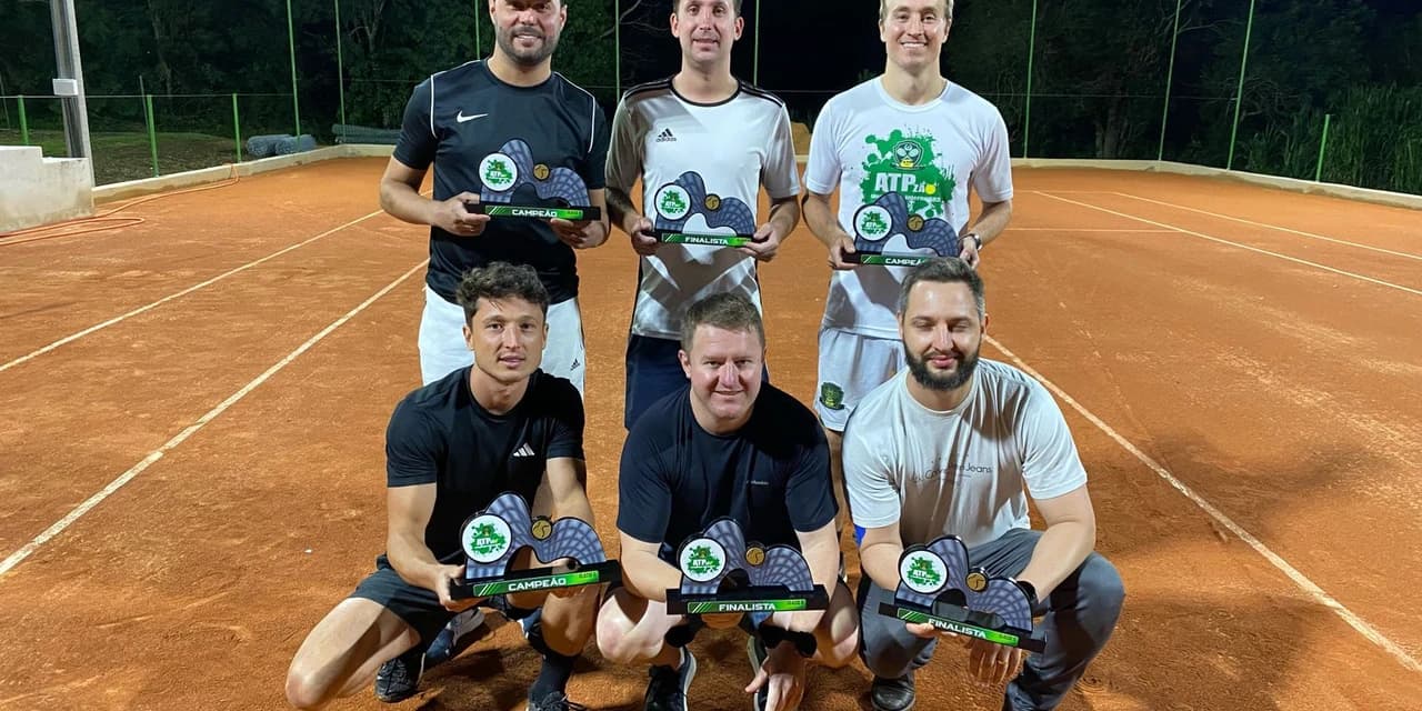 Campeonato de tênis foi promovido em Prudentópolis pela Associação dos Tenistas