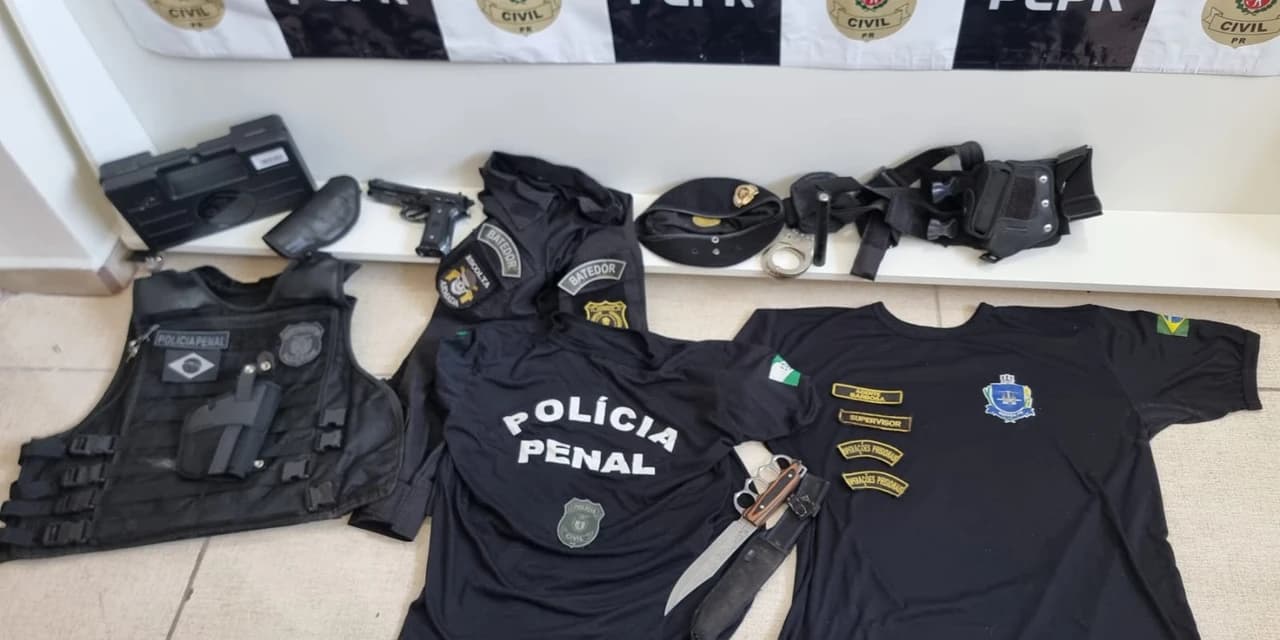 Policia Civil cumpre mandado de busca contra falso Policial Penal