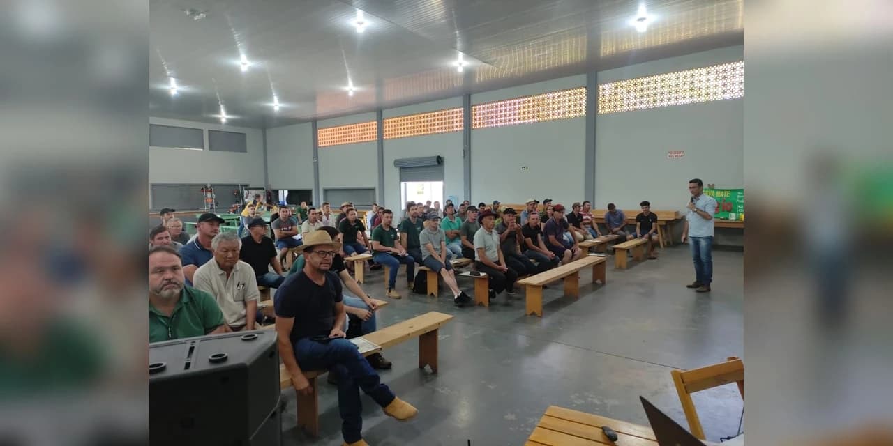 No dia 14 aconteceu o II Encontro de Produtores De Erva Mate de Prudentópolis