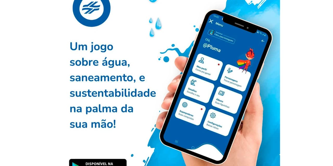 Jogo virtual da Sanepar que estimula uso consciente da água ganha o Litoral neste verão