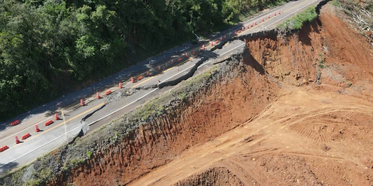 Obras em Pinhão: PR-170 terá detonação de rochas na tarde desta terça-feira