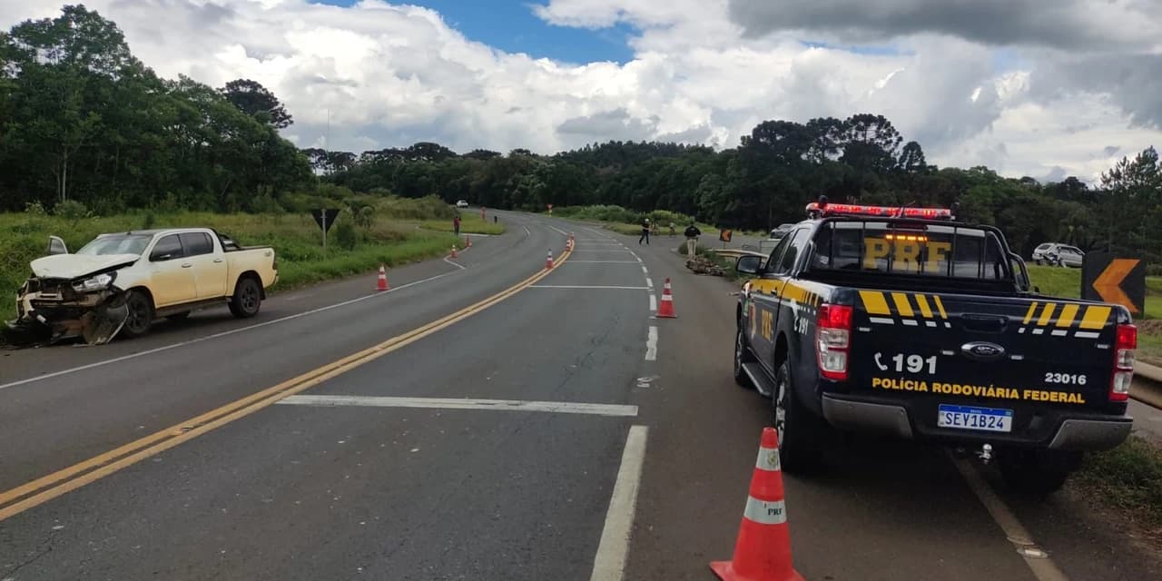 Em Prudentópolis PRF registra acidente com obito na BR 373