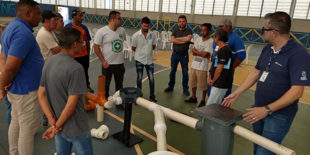 Sanepar promove curso para encanadores com foco na ligação de esgoto em Arapongas