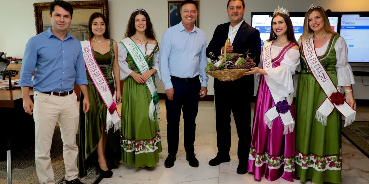 Governador destaca a importância da Festa da Uva de Colombo no calendário turístico