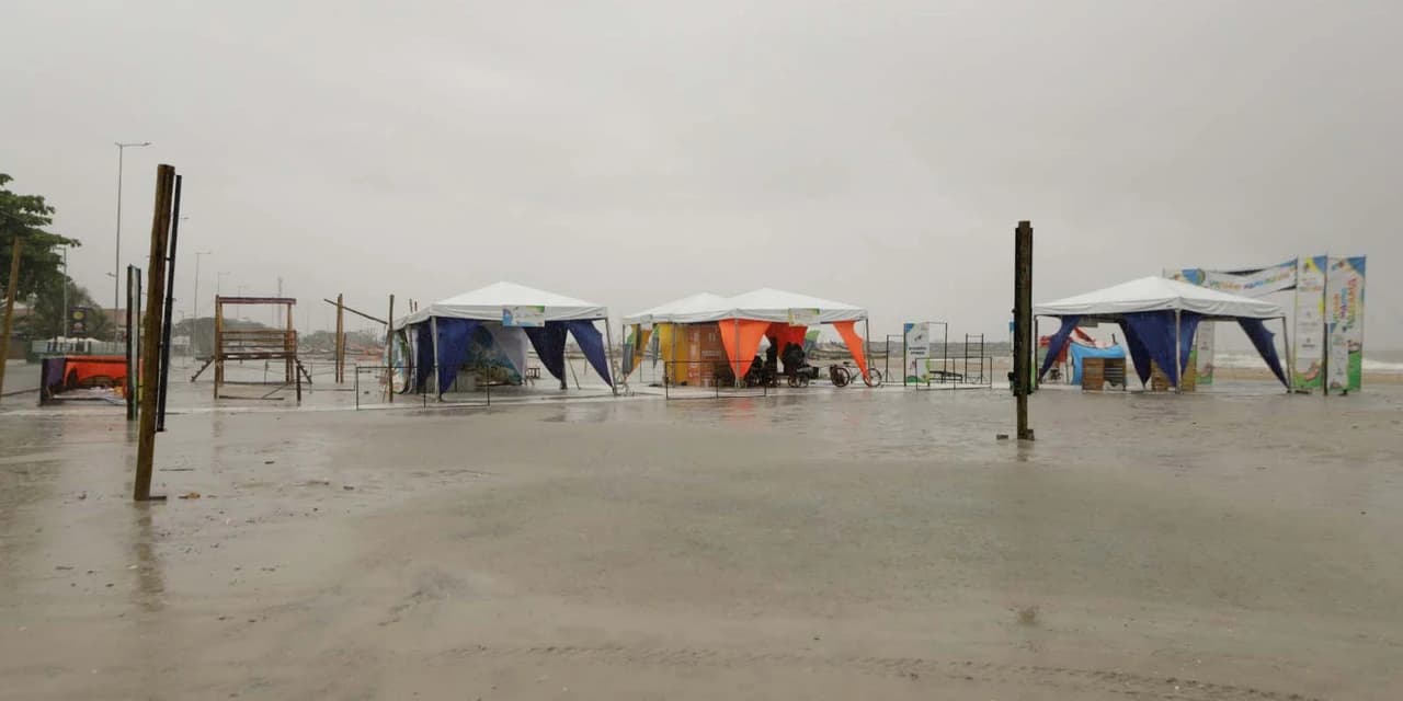 Chuva altera programação esportiva e cultural do Verão Maior Paraná no Litoral