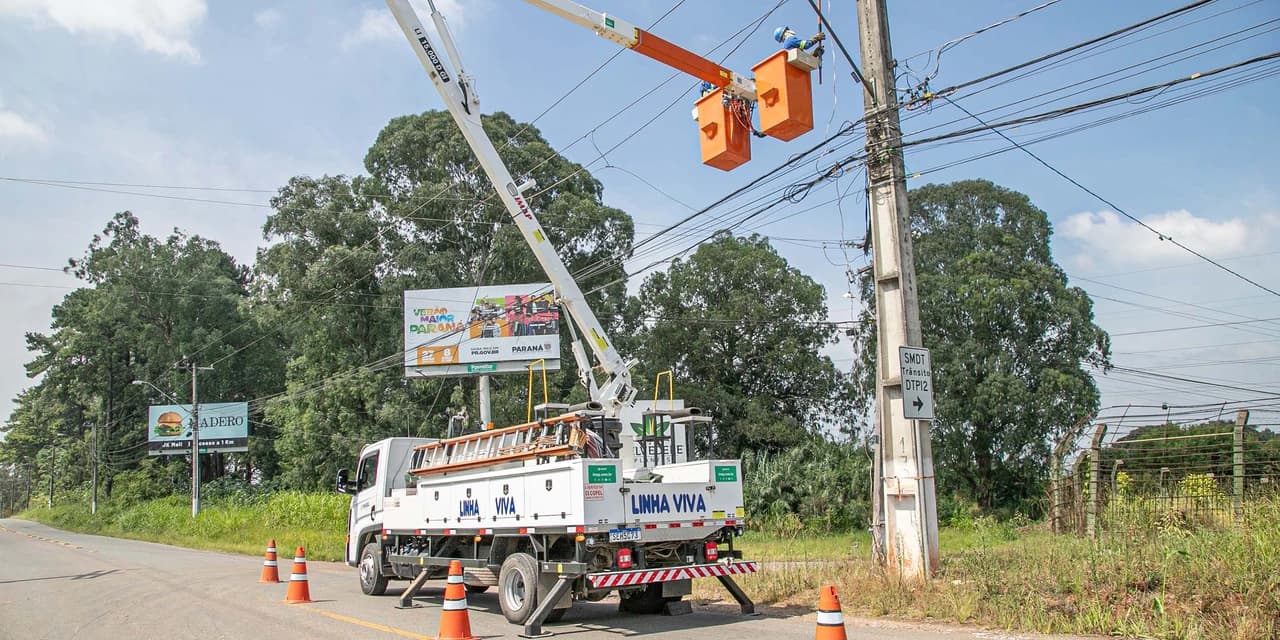 Temporais provocaram quebra de 5,6 mil postes de energia da Copel no Paraná em 2023