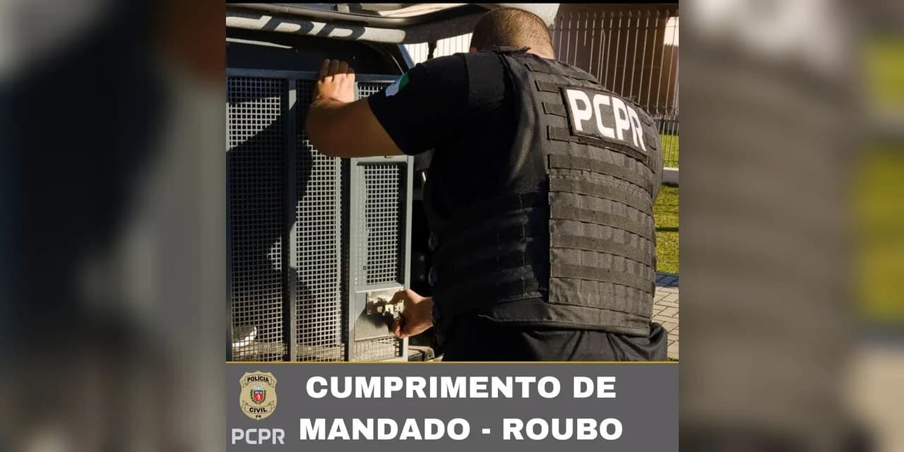 Suspeito de roubo é preso pela Polícia Civil de Prudentópolis