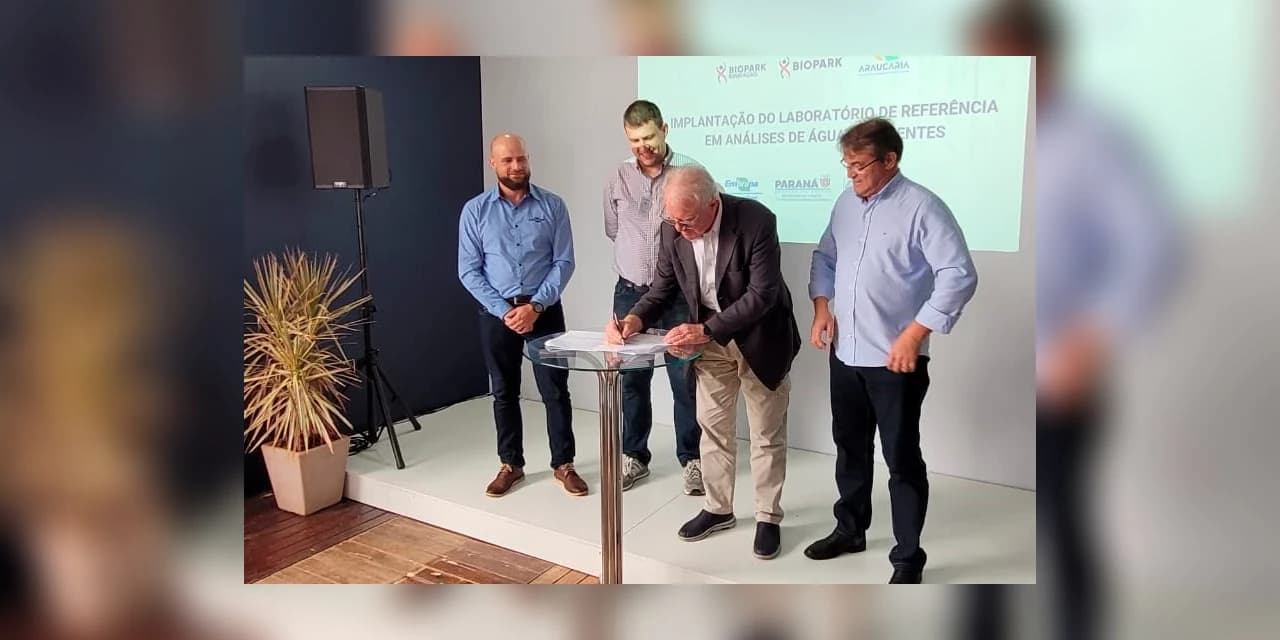 Fundação Araucária vai investir R$ 1 milhão em laboratório de análises de água no Biopark