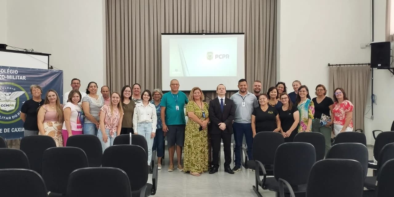 Polícia Civil do Paraná, participou de encontro da Rede de Proteção com os diretores das escolas do município de Irati.